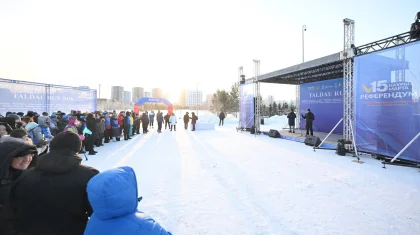 Забег Taldau Run в преддверии референдума по новой Конституции состоялся в Астане