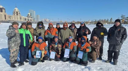 Чемпионат Астаны по ловле на мормышке объединил спорт высших достижений и благотворительность