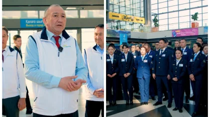 На железнодорожном вокзале «Нұрлы жол» в Астане представили проект Конституции