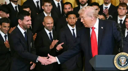 Трамп принял «Интер Майами» и Месси в Белом доме и сравнил аргентинца с Пеле