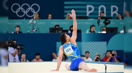 Казахстанской гимнаст завоевал серебро Кубка мира в Баку