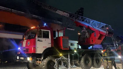 Пожар в пятиэтажке в Петропавловске: из дома эвакуировали более 100 жильцов