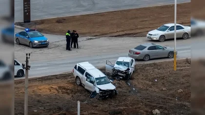 Несколько человек пострадали в ДТП в Жанаозене