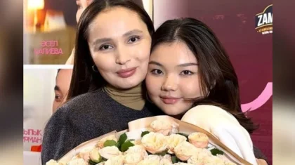 Жена Кайрата Нуртаса рассказала о первых успехах дочери в кино