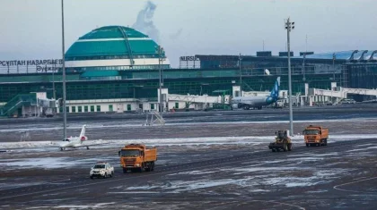 Взлетную полосу аэропорта Астаны будут закрывать ежедневно
