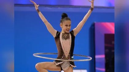Казахстанская гимнастка завоевала золото на международном турнире в Астане