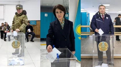 Кто из министров проголосовал на референдуме в Астане