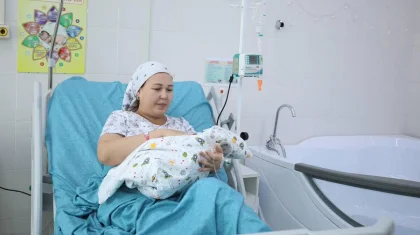 Родившегося в день референдума ребенка назвали Атазаң в Мангистау