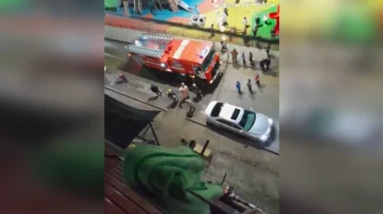 Участковый спас малышей, запертых в квартире с включенной газовой плитой в Атырауской области (ВИДЕО)