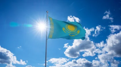 Флаг Казахстана признан самым красивым в мире