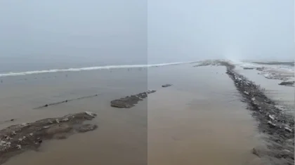 Талые воды разливаются в Западно-Казахстанской области (ВИДЕО)