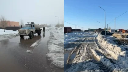 «Зимой бездействовали – весной поплыли»: жители Акмола обвиняют власти в угрозе подтопления