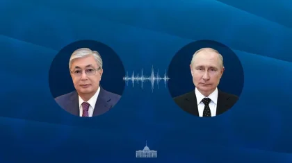 Госвизит президента России в Казахстан: Токаев и Путин провели телефонный разговор