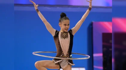 Казахстанская гимнастка выиграла золото на турнире в Греции
