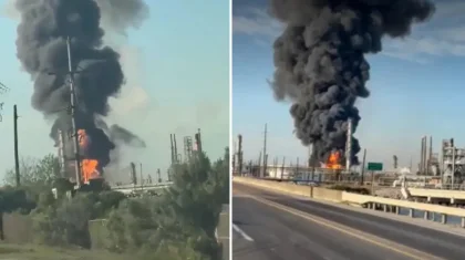 Взрыв прогремел на крупном нефтезаводе в США