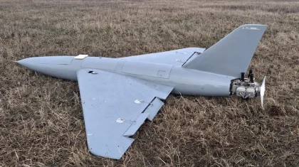 Беспилотный летательный аппарат обнаружили в степи на западе Казахстана