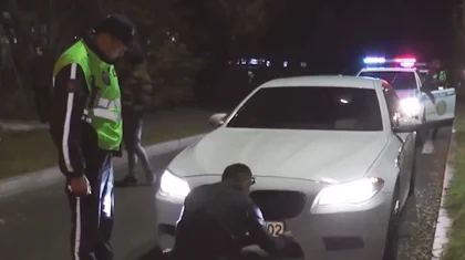 Ночные гонки в Алматы: водители разгонялись до 250 км/ч по Аль-Фараби (ВИДЕО)