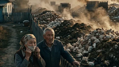 «Жить невозможно»: свалка мертвых кур и помётохранилище отравляют жителей села Акмолинской области