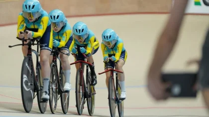Первую медаль завоевал Казахстан на чемпионате Азии по велотреку