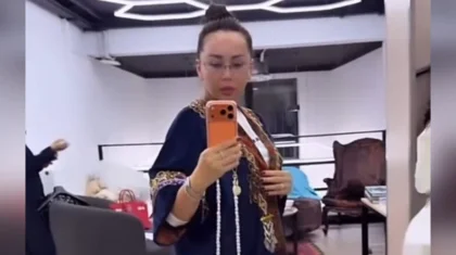 Баян Алагузова похвасталась шапаном за 600 тысяч тенге