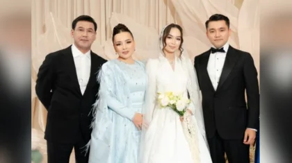 Роскошную свадьбу сына певицы Жазиры Байрбековой обсуждают в сети (ВИДЕО)