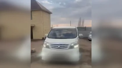 Водитель Toyota Alphard с 36 нарушениями ПДД перевозил пассажиров в Актюбинской области (ВИДЕО)