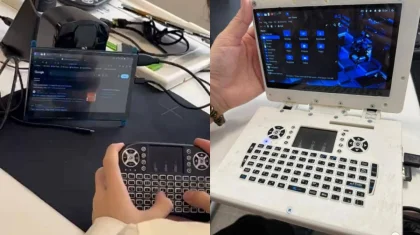 Десятиклассник из Астаны создал собственный мини-ноутбук