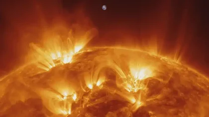 На Солнце произошел мощный выброс плазмы