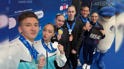 Казахстан завоевал вторую медаль на Кубке мира по артистическому плаванию