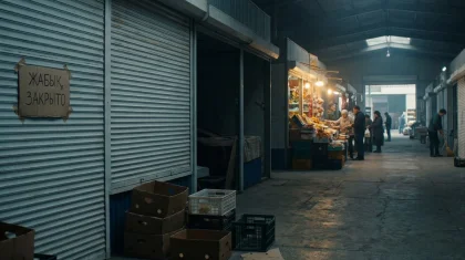 Количество рынков сокращается в Казахстане