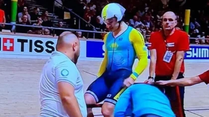 Кирилл Курдиди выиграл первое золото для Казахстана на чемпионате Азии по велотреку