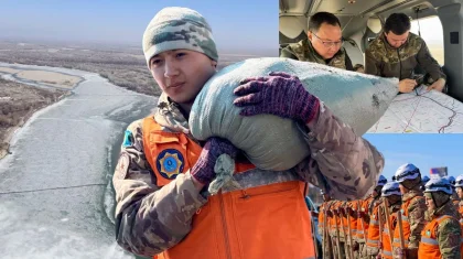 15 переливов и размывов происходят в Казахстане из-за паводков