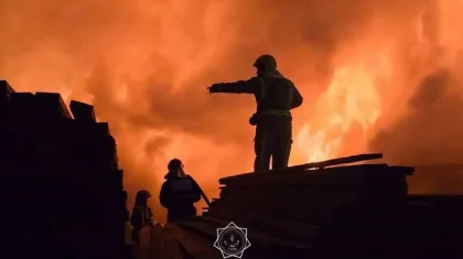 Мусорный полигон загорелся в Туркестанской области: владельца наказали