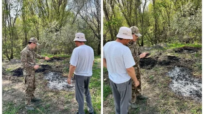 Сжигавшего мусор казахстанца оштрафовали на 86,5 тысячи тенге