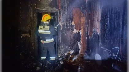 Тело мужчины нашли после пожаре в квартире в Риддере