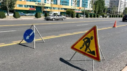 Ряд улиц перекроют до осени в Астане