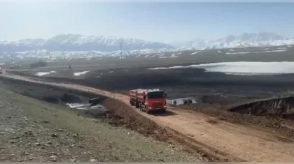 Восстановлено движение на поврежденном участке трассы в Алматинской области