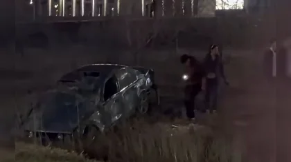 Пять человек пострадали в ночном ДТП в Караганде (ВИДЕО)