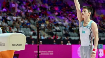 Казахстанские гимнасты выиграли серебро и бронзу этапа Кубка мира в Египте