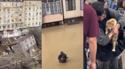 Сильнейшие ливни снова накрыли Дагестан: реки вышли из берегов, подтоплены и разрушены дома (ВИДЕО)