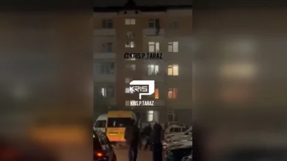 Мужчина погиб на глазах у соседей по двору в Таразе (ВИДЕО)
