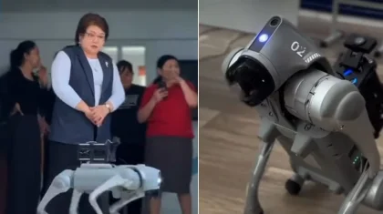 Роботы начали патрулировать в школах Алматы (ВИДЕО)