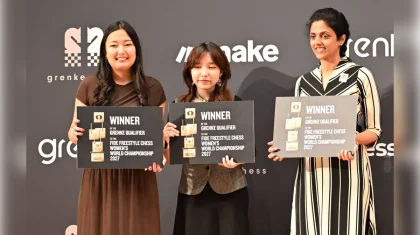 Казахстанская шахматиска выиграла серебро на турнире в Германии