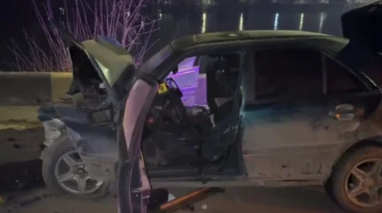 Выехал на встречку: смертельное ДТП произошло в Усть-Каменогорске (ВИДЕО)