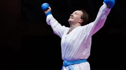 Казахстанка выиграла третье «золото» на турнирах премьер-лиги по каратэ в Китае