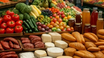 Объем производства продуктов питания увеличился в Казахстане почти на 12%