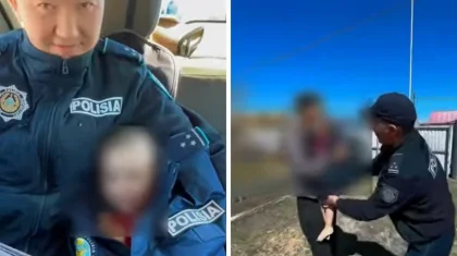 Босого малыша в футболке и подгузнике обнаружили возле уличного туалета полицейские в ВКО