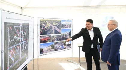 «Таза Қазақстан»: начались работы по ремонту центрального парка в Уштобе