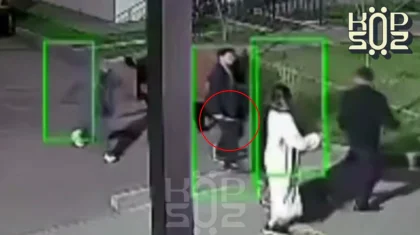 Мужчина с ножом гонялся за прохожими в Алматы (ВИДЕО)