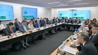 Казахстан впервые организовал отдельную площадку на Весенних встречах Международного валютного фонда и Всемирного банка